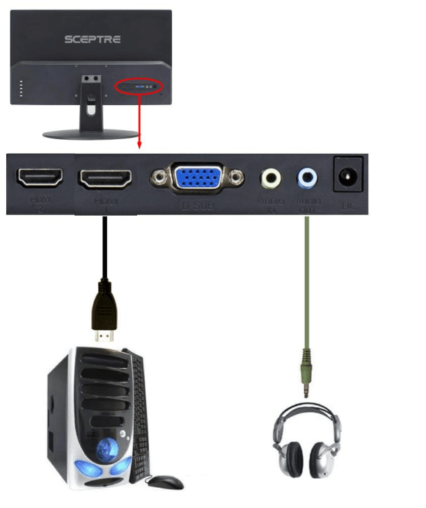 Sceptre 20-inch E205W Ultra Thin LED Monitor-4