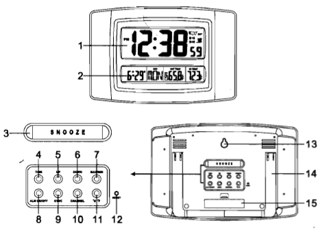 Sharp SPC900 Radio Controlled Atomic Thermo Clock User Manual Sharp SPC900 Radio Controlled Atomic Thermo Clock-1