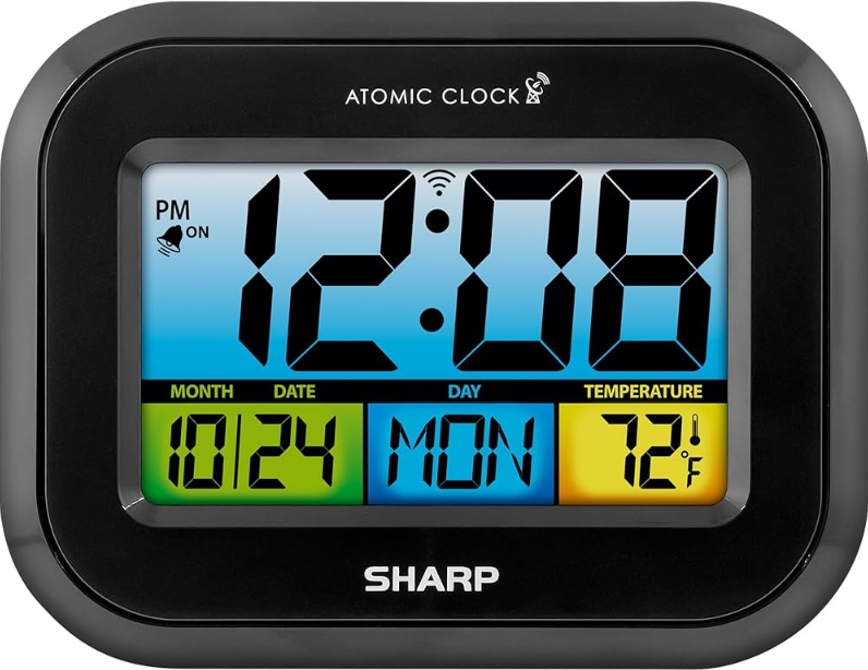 Sharp SPC900 Radio Controlled Atomic Thermo Clock User Manual Sharp SPC900 Radio Controlled Atomic Thermo Clock-product