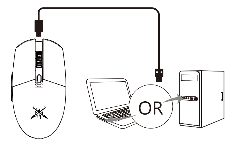 TECKNET TK-GM001 Gaming Wireless Mouse-3