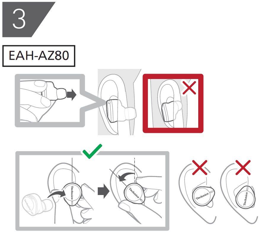 Technics EAH-AZ80-K Premium Hi-Fi True Wireless Earbuds 2