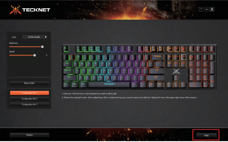 Tecknet TK-KB013 Gaming Keyboard-23