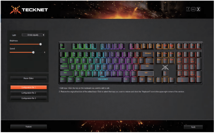 Tecknet TK-KB013 Gaming Keyboard-7