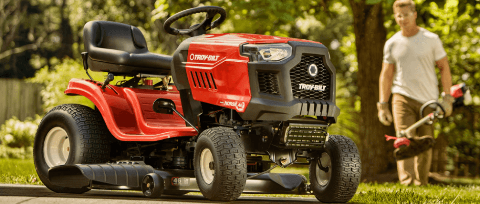 Troy-Bilt 547cc Pony 42-inch Gas Riding Lawn Mower-featured