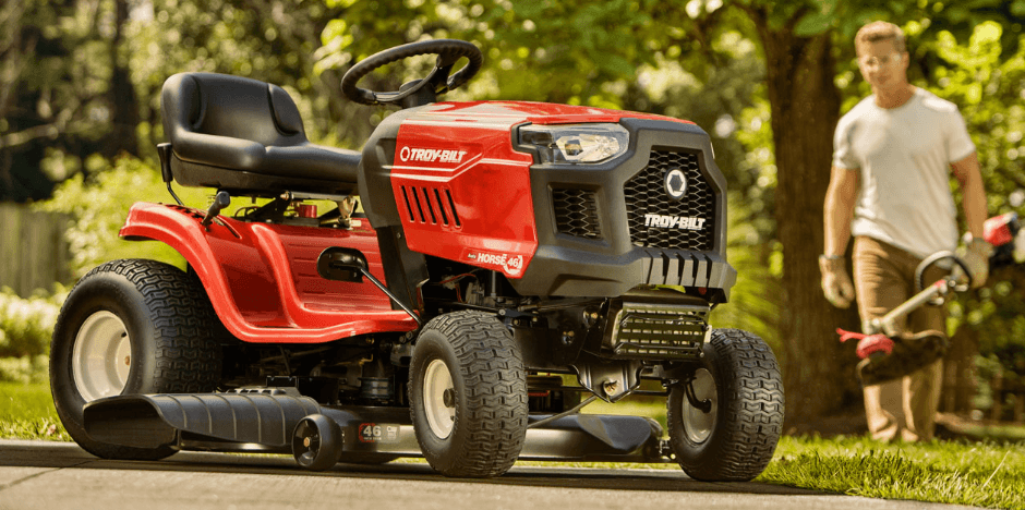 Troy-Bilt 547cc Pony 42-inch Gas Riding Lawn Mower-featured