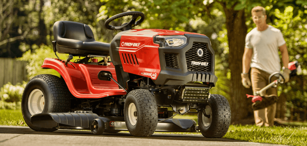 Troy-Bilt 547cc Pony 42-inch Gas Riding Lawn Mower User Manual