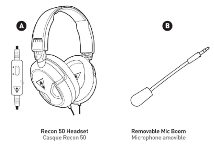 Turtle Beach Recon 50 Xbox Gaming Headset User Manual Turtle Beach Recon 50 Xbox Gaming Headset-1