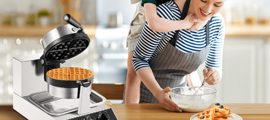 VEVOR SW-2089S 2-Layer Waffle Maker Instruction Manual VEVOR SW-2089S 2-Layer Waffle Maker-featured
