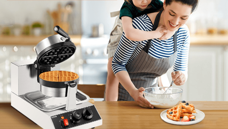 VEVOR SW-2089S 2-Layer Waffle Maker-featured
