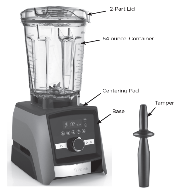 Vitamix A3500 Ascent Series Smart Blender User Manual Vitamix A3500 Ascent Series Smart Blender 3
