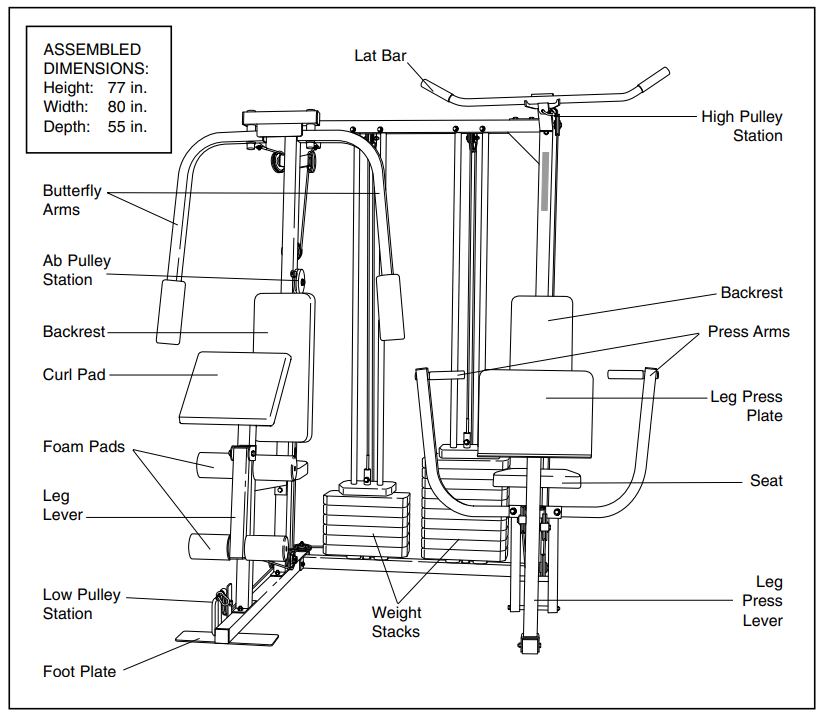 Weider 9940 Home Gym Equipment-1