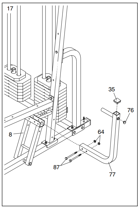 Weider 9940 Home Gym Equipment-17