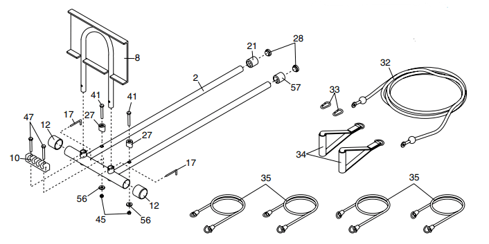 Weider Total Body Works 5000 Weight Training System-10