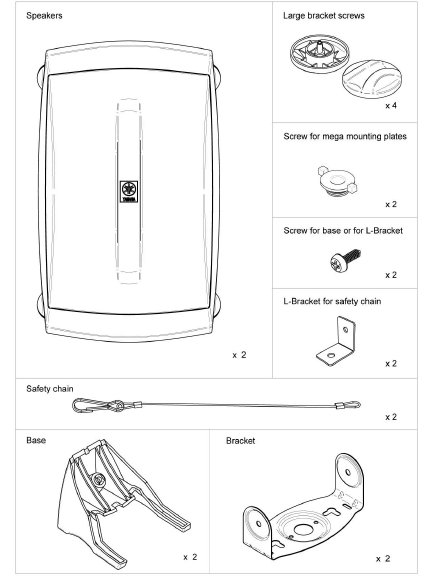 YAMAHA NS-AW150BL 2-Way Indoor Outdoor Speakers User Manual-1