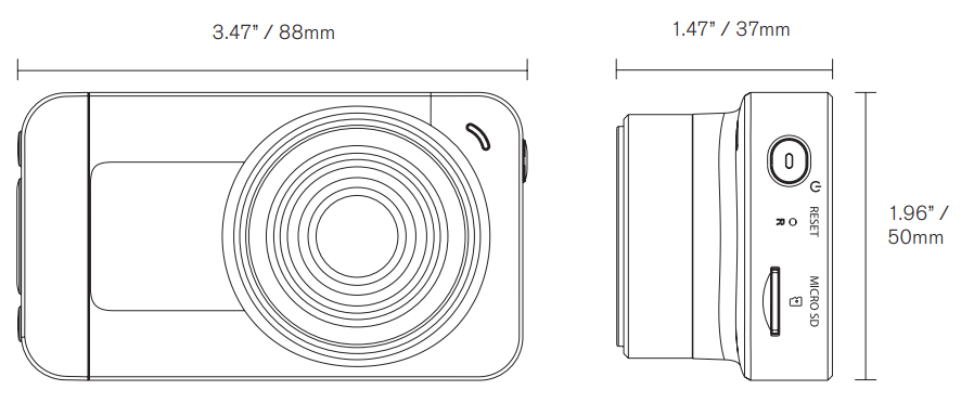 Yada 4K Roadcam Pro App Controlled-7