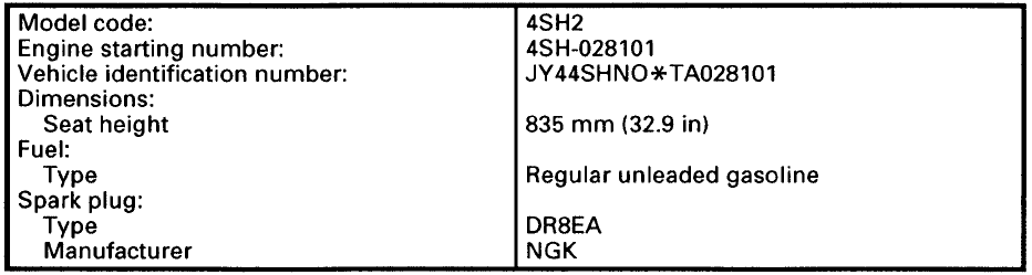 Yamaha YFM400FW Kodiak 400 ATV Bike User Manual-6