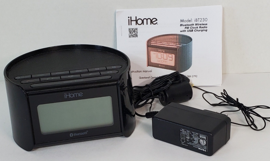 iHome iBT230 Bluetooth Wireless FM Clock Radio-featured