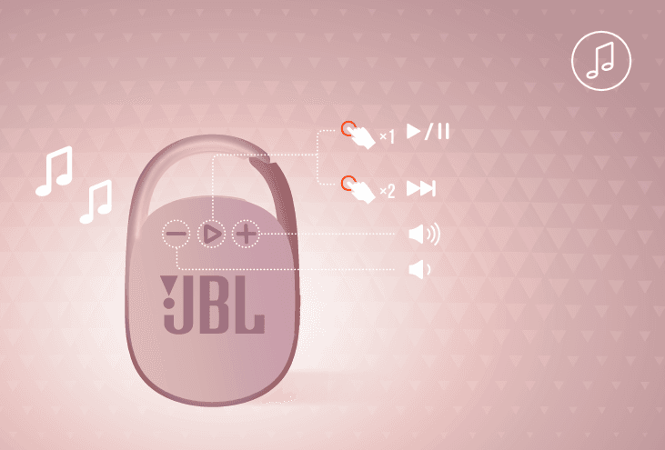 JBL Clip 4 Eco Waterproof Speaker Quick Start Guide -play