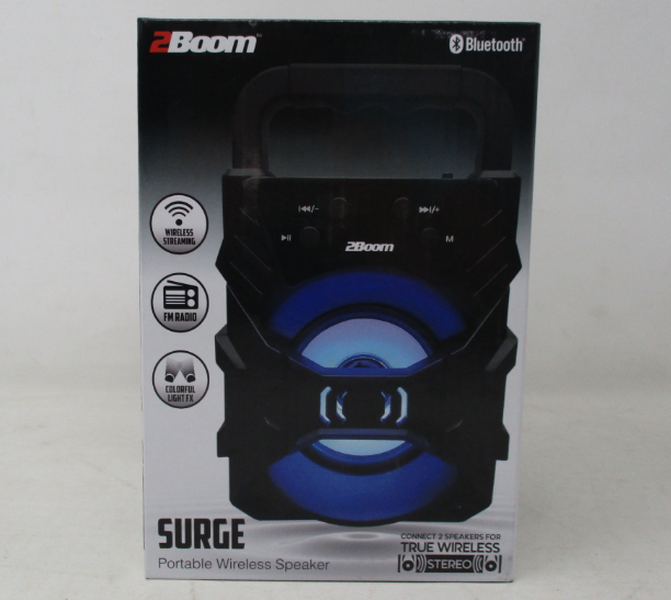 2Boom BX110 Surge LED Portable Wireless Speaker User Manual
