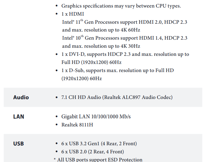 ASRock H510M-HDV Compatible with Intel CPUs User Manual 3