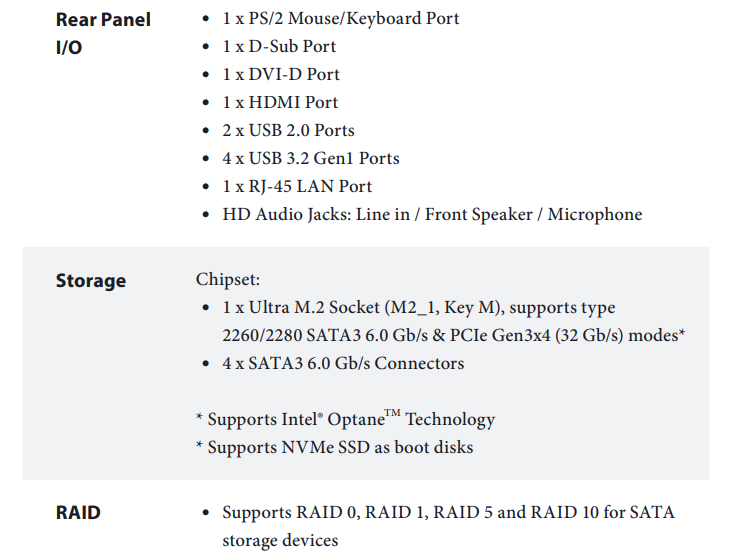 ASRock H510M-HDV Compatible with Intel CPUs User Manual 4