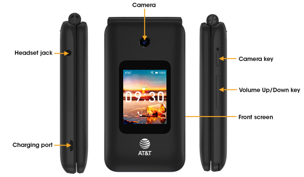 AT&T Cingular Flip IV Cell Phone-2