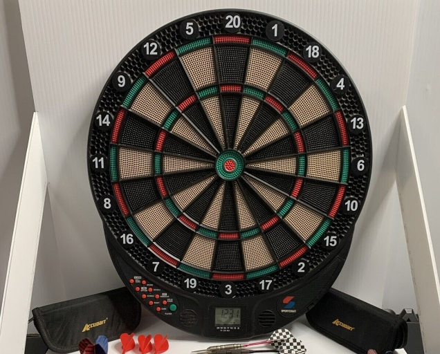 Accudart eX3000 Electronic Dartboard Game-featured