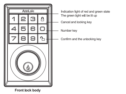 AppLoki D100 Electronic Keypad Smart Lock User Manual AppLoki D100 Electronic Keypad Smart Lock-8
