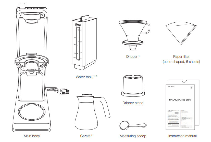 BALMUDA K06H The Brew Automatic Coffee Maker-4