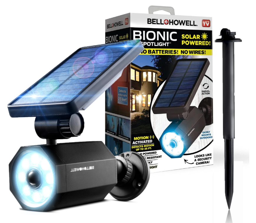 Bell Howell 2963 Motion Solar Powered Bionic Spotlight-product