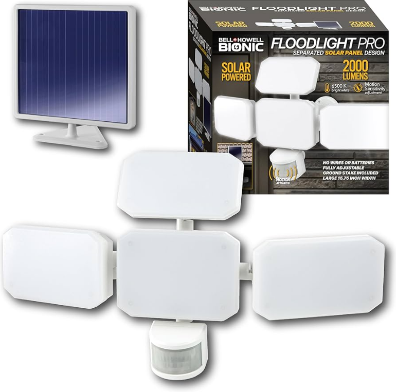 Bell Howell 9422 Bionic Floodlight Pro Solar Lights-product