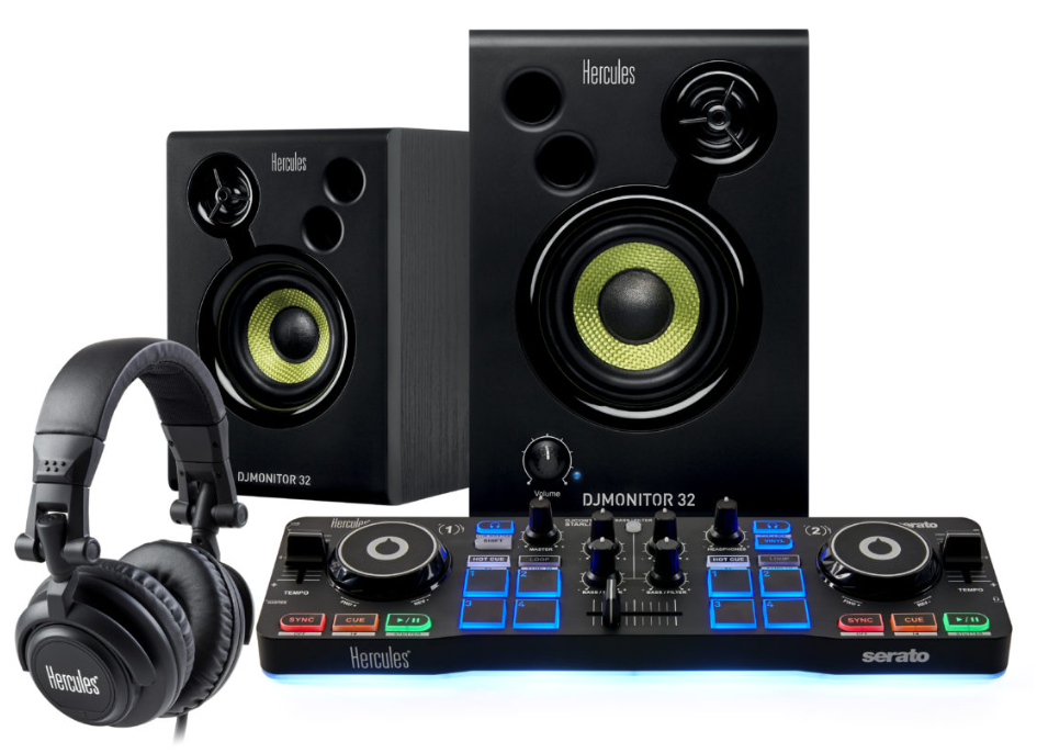 Best DJ Speakers For Home-Hercules DJ Starter Kit