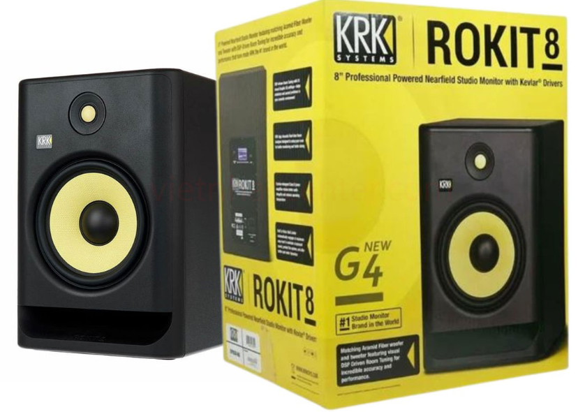 Best DJ Speakers For Home-KRK ROKIT 8G4 KRK 8