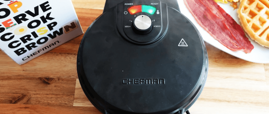 Chefman Anti-Overflow Belgian Waffle Maker-featured