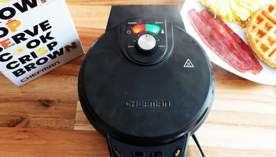 Chefman Anti-Overflow Belgian Waffle Maker-featured