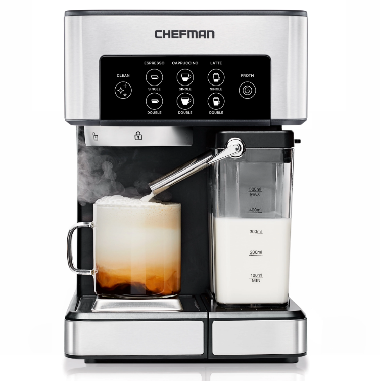 Chefman RJ54-SS-15 6-in-1 Espresso Machine-product