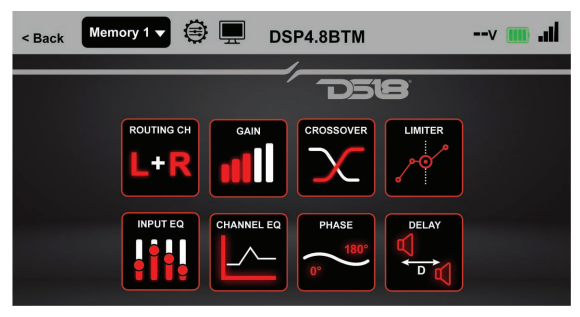 DS18 DSP4 8BTM Digital Sound Processor User Manual DS18 DSP4 8BTM Digital Sound Processor -3