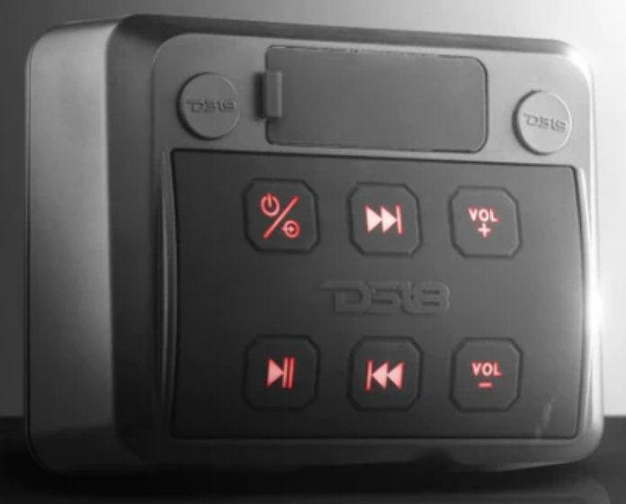 DS18 ENSBTRC-SQ Bluetooth Marine Universal Radio Stereo-featured