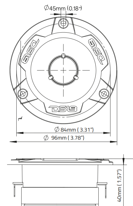 DS18 PRO-GM8 4PK Midrange Loudspeaker-2