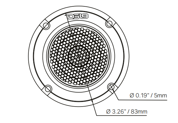 DS18 PRO-TWN5 Neodymium Super Bullet Tweeter-1