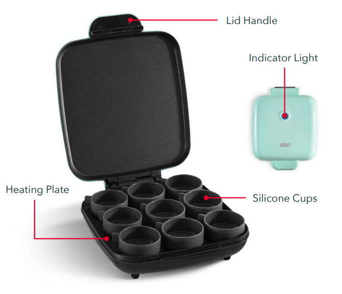 Dash DBBM900 Family Size Egg Bite Maker 1