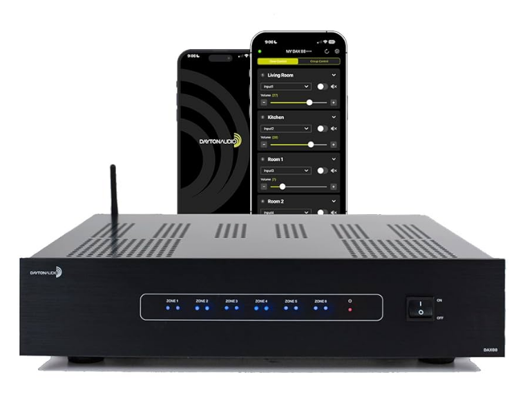 Dayton Audio DAX88 Bridgeable Distributed Audio Amplifier-product