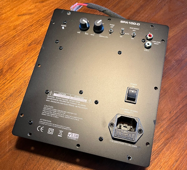 Dayton Audio SPA100-D Subwoofer Plate Amplifier User Manual