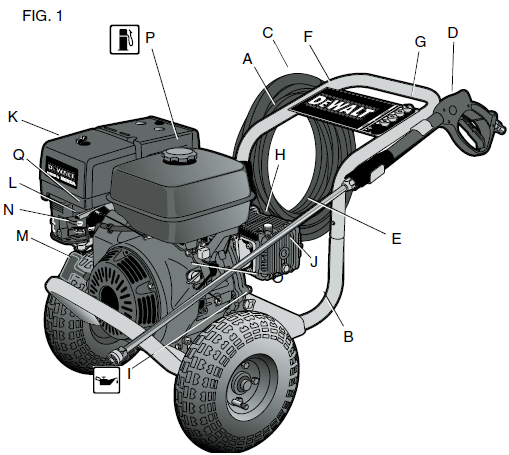 DeWalt DP3400 3400PSI Pressure Washer-1