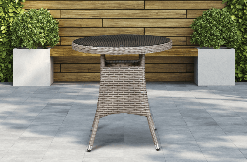 Dellonda DG65 Rattan Outdoor Dining-Bistro Table-featured