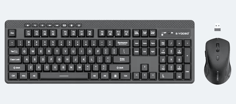 E-Yooso E-777 104KEY Wireless Keyboard-Mouse User Guide