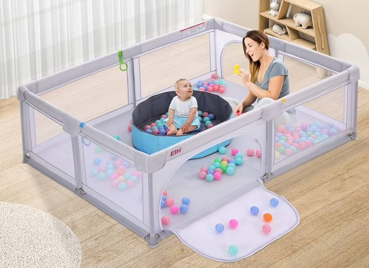 EIH ‎P1001 Large Baby Playpen User Manual