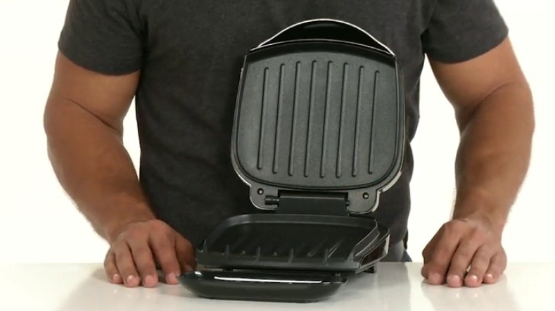 George Foreman GR10B 2-Serving Classic Plate Electric Indoor Grill-featured