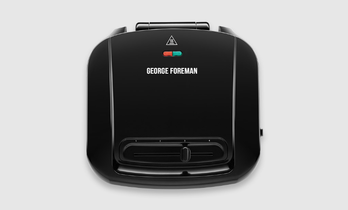 George Foreman GR10B 2-Serving Classic Plate Electric Indoor Grill-featured11