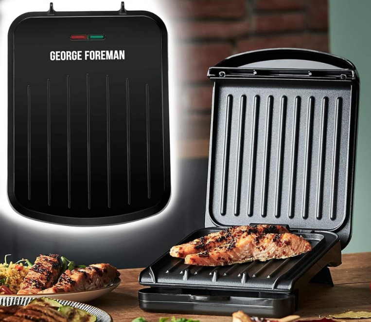 George Foreman GR340FB 4-Serving Grill and Panini Press User Manual